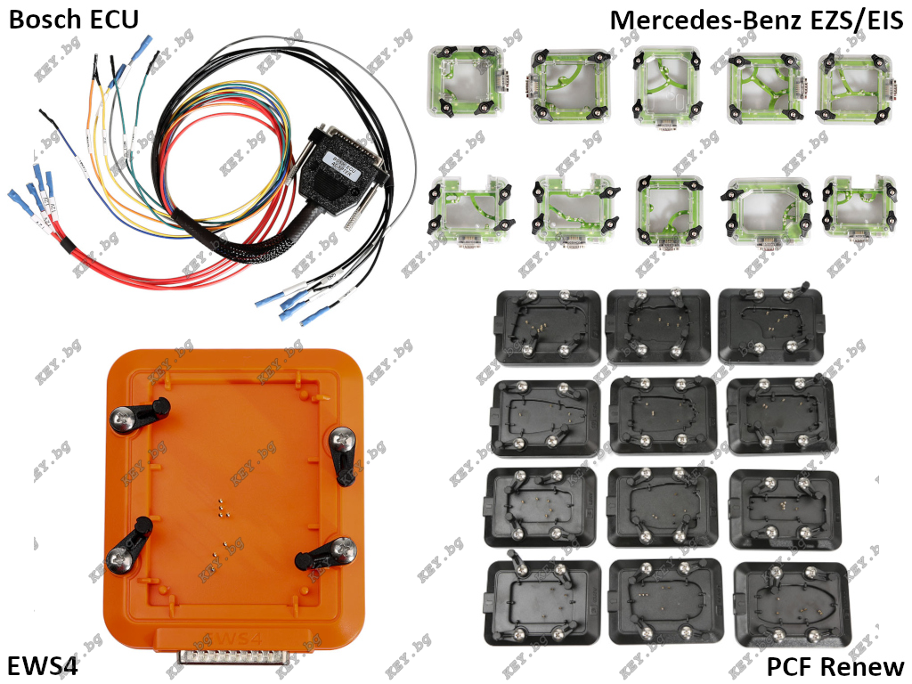 Адаптер 4в1 за BOSCH + EZS + EWS4 + PCF от key.bg0