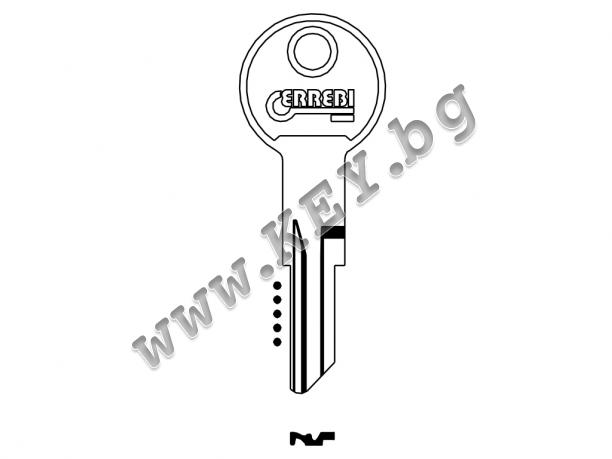 Заготовка за ключ за запалване на лодка, катинари, врати от key.bg