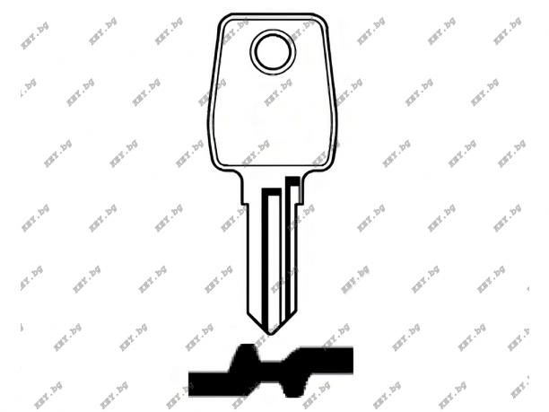 Заготовка за секретен ключ от key.bg
