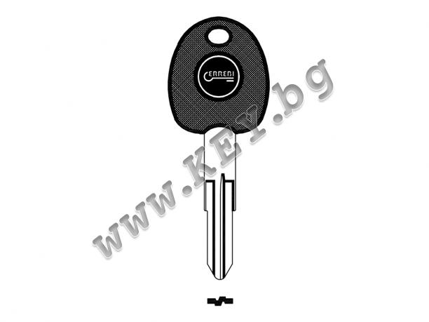 Заготовка с място за чип SSANGYONG от key.bg