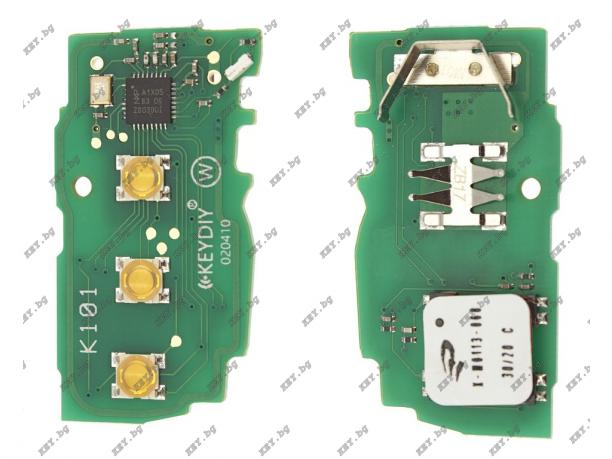 Смарт дистанционно ZB17 Keyless за KeyDIY с 3 бутона от key.bg Смарт дистанционно ZB17 Keyless за KeyDIY с 3 бутона