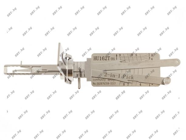 Декодер Lishi HU162T 9 пина от key.bg Декодер Lishi HU162T 9 пина