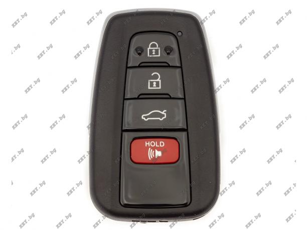 Key Diy Toyota Keyless дизайн 4 бутона от key.bg Key Diy Toyota Keyless дизайн 4 бутона от key.bg