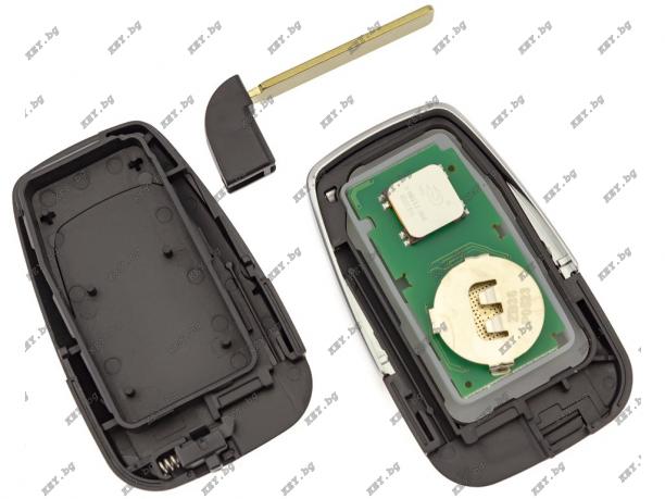 Key Diy Toyota Keyless дизайн 4 бутона от key.bg Key Diy Toyota Keyless дизайн 4 бутона