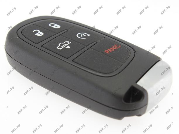 Смарт Keyless карта KEY с работна честота 433 MHz за Dodge, Chrysler, Jeep и Fiat.