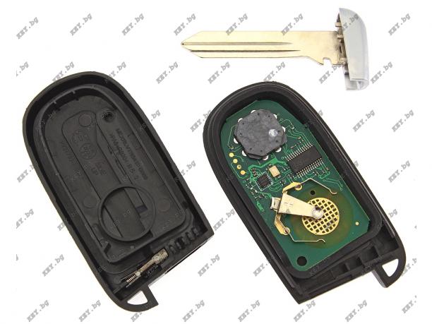 Смарт Keyless карта KEY с работна честота 433 MHz за Dodge, Chrysler, Jeep и Fiat.
