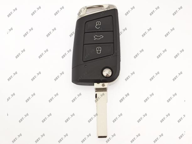 Дистанционно за VW Golf 7 с 3 бутона от key.bg