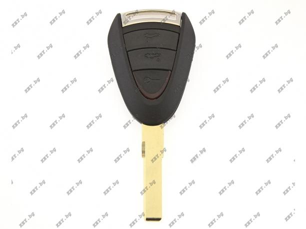Празен ключ за Porsche с 3 бутона от key.bg