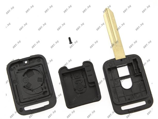 Кутийка за Nissan с 2 бутона, перо DAT-15P от key.bg Кутийка за Nissan с 2 бутона, перо DAT-15P