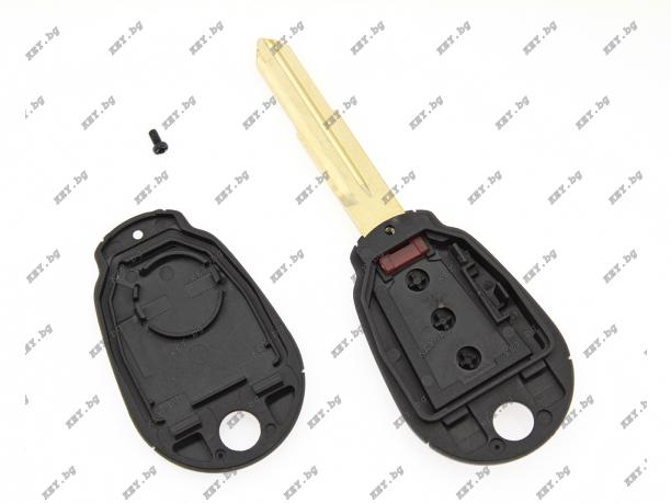 Кутийка за Hyundai с три бутона верикални и перо HY-12P, KEY от key.bg Кутийка за Hyundai с три бутона верикални и перо HY-12P, KEY