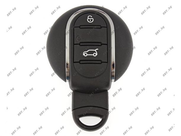 Кутийка за MINI COOPER 3 бутона и авариен ключ от key.bg Кутийка за MINI COOPER 3 бутона и авариен ключ от key.bg