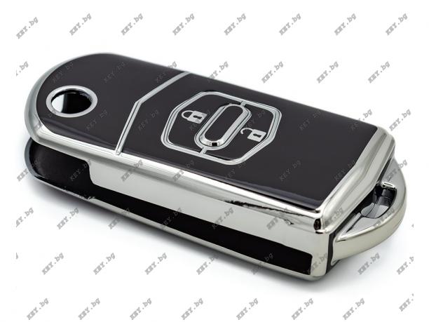 Силиконово калъфче за автомобилно дистанционно за Mazda TPU от key.bg Силиконово калъфче за автомобилно дистанционно за Mazda TPU