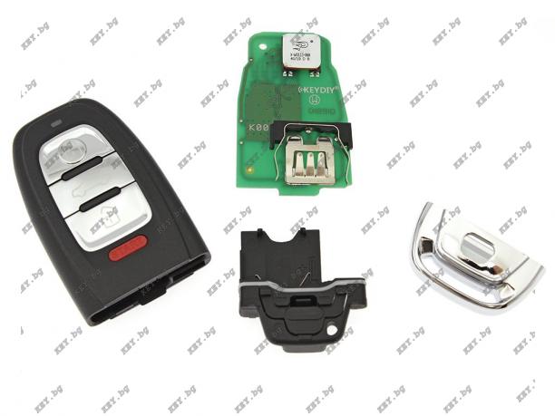 Смарт дистанционно ZB01 Keyless за KeyDIY с 4 бутона от key.bg Смарт дистанционно ZB01 Keyless за KeyDIY с 4 бутона