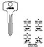 Заготовка за автомобилен ключ без пластмаса от key.bg