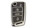 Предпазно калъфче за сгъваем ключ Skoda Seat Volkswagen с 3 бутона от key.bg
